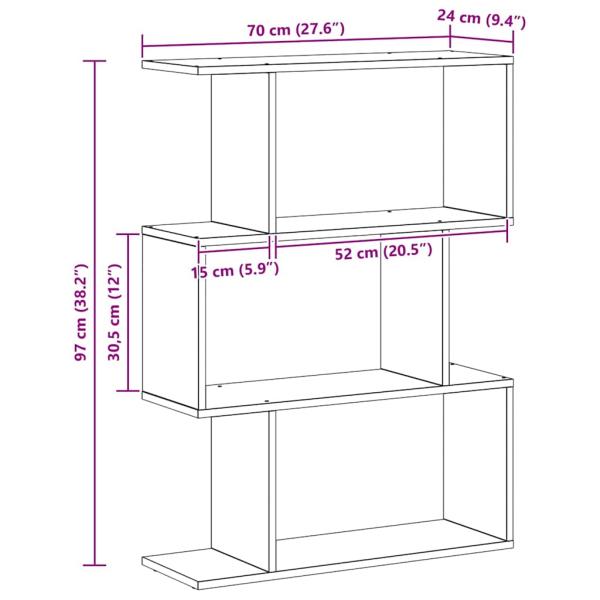 Bücherregal Braun 70 x 24 x 97 cm Holzwerkstoff
