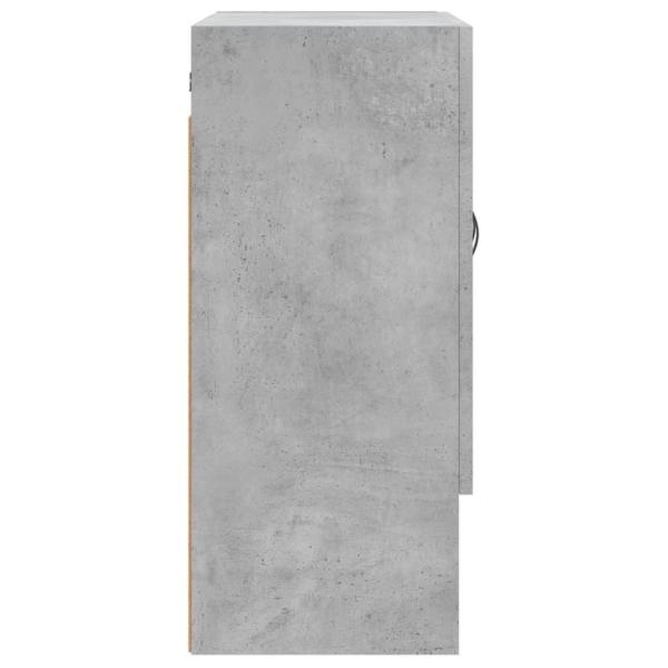 Wandschrank Betongrau 60x31x70 cm Holzwerkstoff