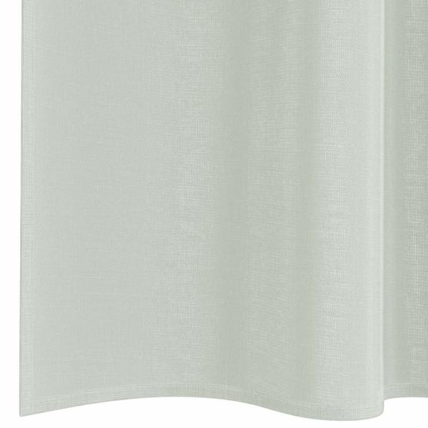 Voile Vorhänge mit Stangentaschen 2 Stk. Hellgrau