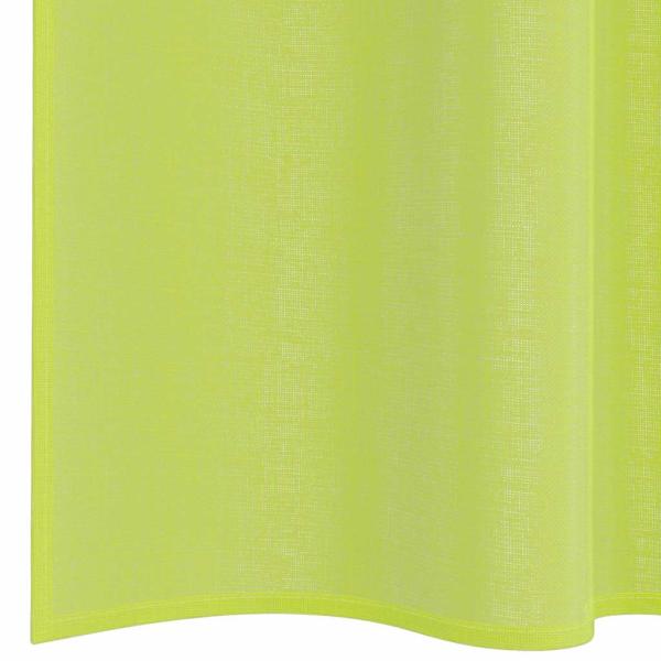 Voile Vorhänge mit Stangentaschen 2 Stk. Apfelgrün
