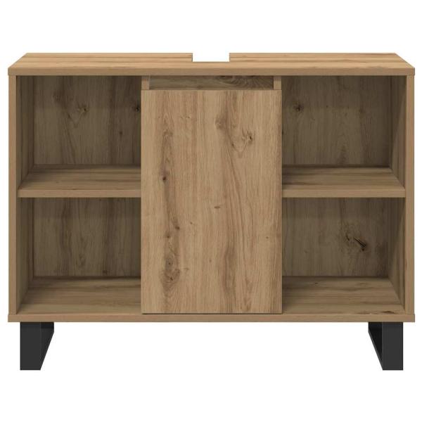 3-teiliges Badezimmermöbel-Set Artisan-Eiche Holzwerkstoff