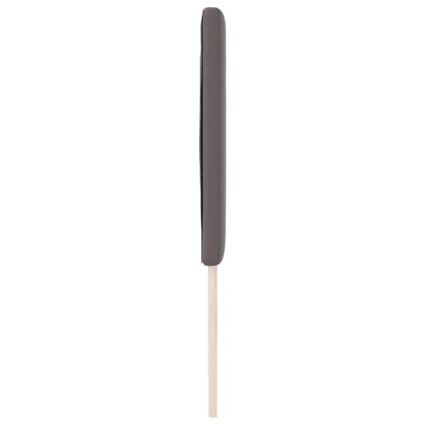 Kopfteil Einfarbig Grau 90 cm Kunstleder