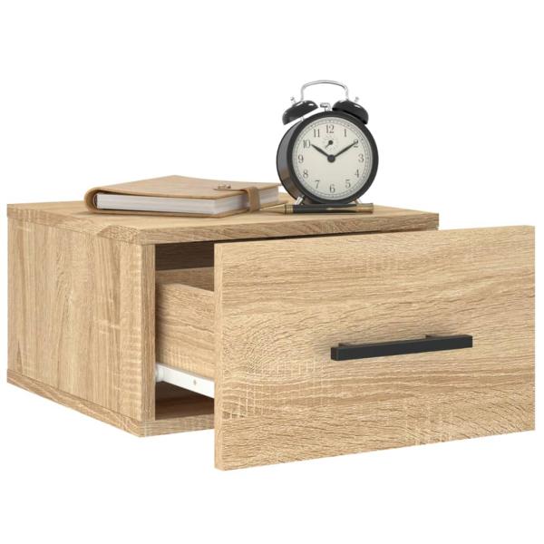 Wand-Nachttisch Sonoma-Eiche 35x35x20 cm