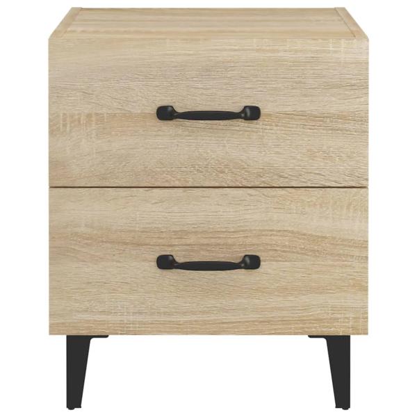 Nachttische 2 Stk. Sonoma-Eiche 40x35x47,5 cm