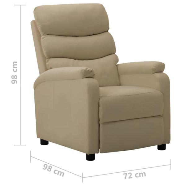 Relaxsessel Elektrisch Cappuccino-Braun Kunstleder