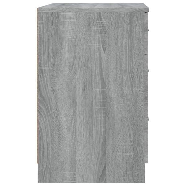 Nachttisch Grau Sonoma 40x40x63 cm Holzwerkstoff
