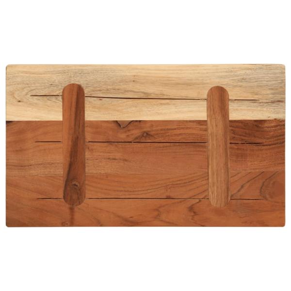 Tischplatte 60x40x3,8 cm Rechteckig Massivholz Akazie