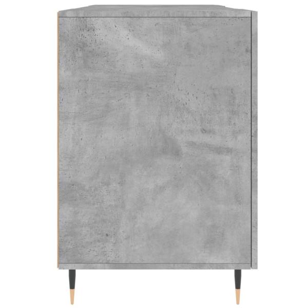 Schreibtisch Betongrau 140x50x75 cm Holzwerkstoff