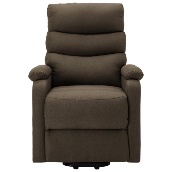 Aufstehsessel Braun Stoff
