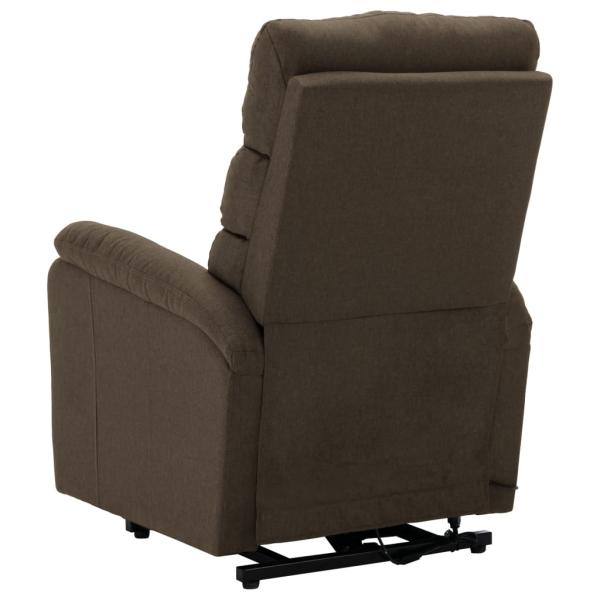 Aufstehsessel Braun Stoff