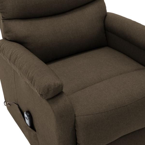 Aufstehsessel Braun Stoff