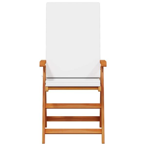 Garten-Liegestühle mit Kissen 4 Stk. Massivholz Teak