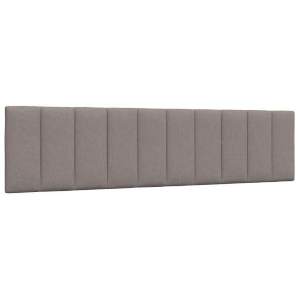 Bettgestell ohne Matratze "Hanko" Taupe 200x200 cm Stoff