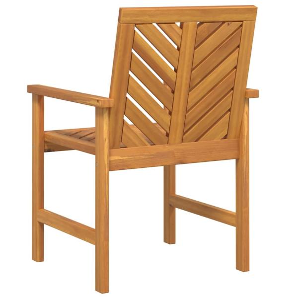 Garten Essgruppe 6 pcs Braun Mittel Massivholz