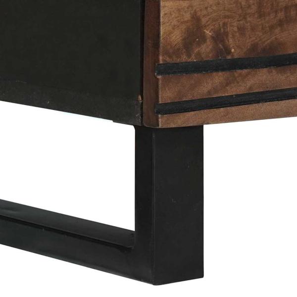 Badezimmermöbel Set mit Schubladen mit Regal mit Speicher mit Tür 3 pcs Braun Groß