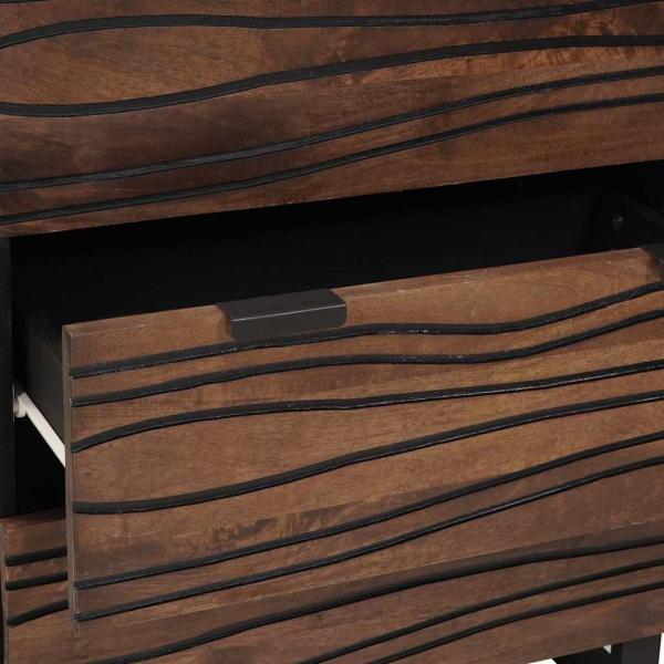 Badezimmermöbel Set mit Schubladen mit Regal mit Speicher mit Tür 3 pcs Braun Groß