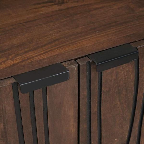 Badezimmermöbel Set mit Schubladen mit Regal mit Speicher mit Tür 3 pcs Braun Groß