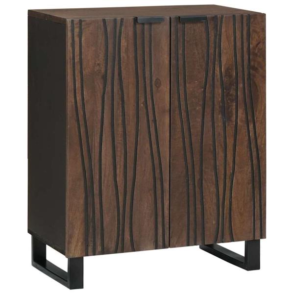 Badezimmermöbel Set mit Schubladen mit Regal mit Speicher mit Tür 3 pcs Braun Groß