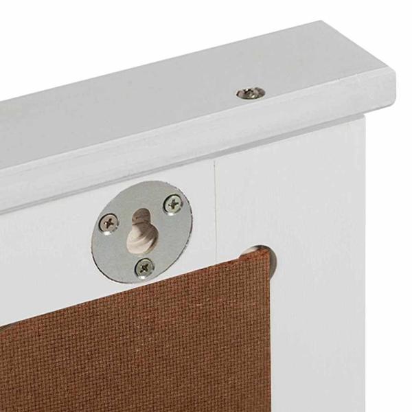 Badezimmermöbel Set 3 pcs Antik Weiß 37 x 34 x 110 cm