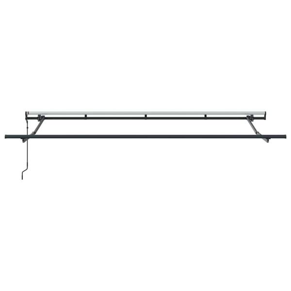 Markise mit Blende Creme 350 x 200 x 120 cm Stoff, Metall