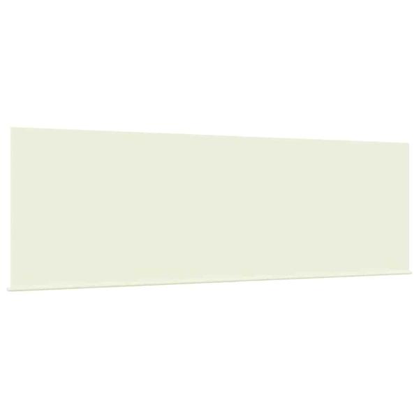 Markise mit Blende Creme 350 x 200 x 120 cm Stoff, Metall