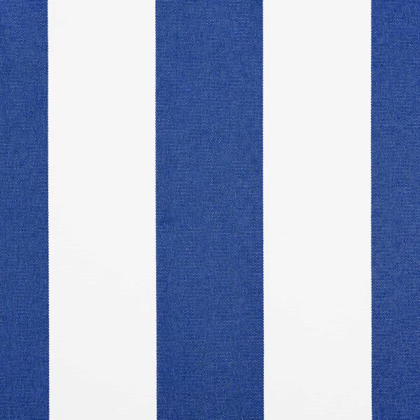 Einziehbare Markise Blau und Weiß und Anthrazit