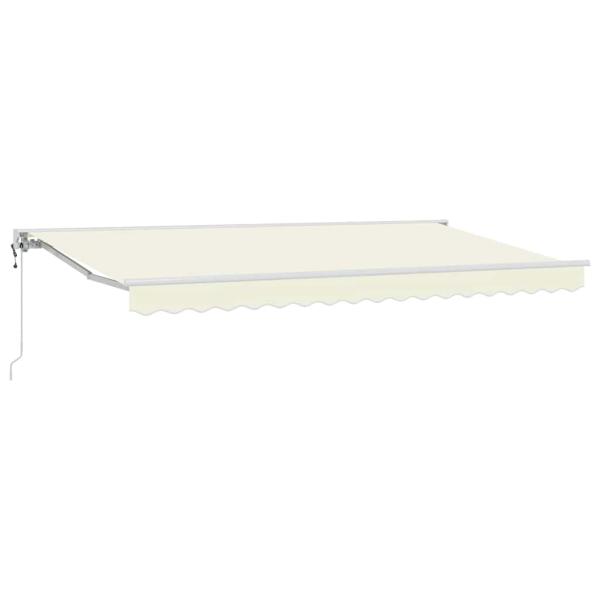 Einziehbare Markise Creme 400x200 cm