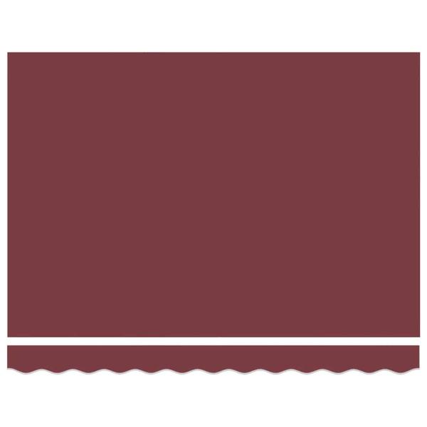 Einziehbare Markise Bordeauxrot 300x250 cm Polyester