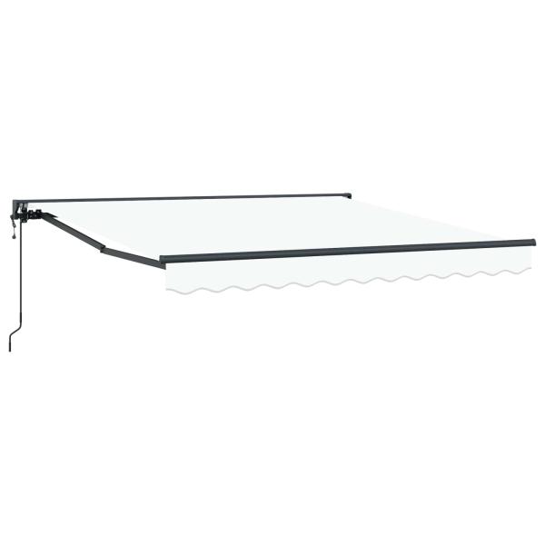 Einziehbare Markise Weiß 300x250 cm