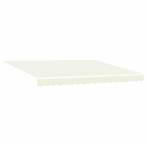 Einziehbare Markise Creme 400x300 cm Polyester und Aluminium