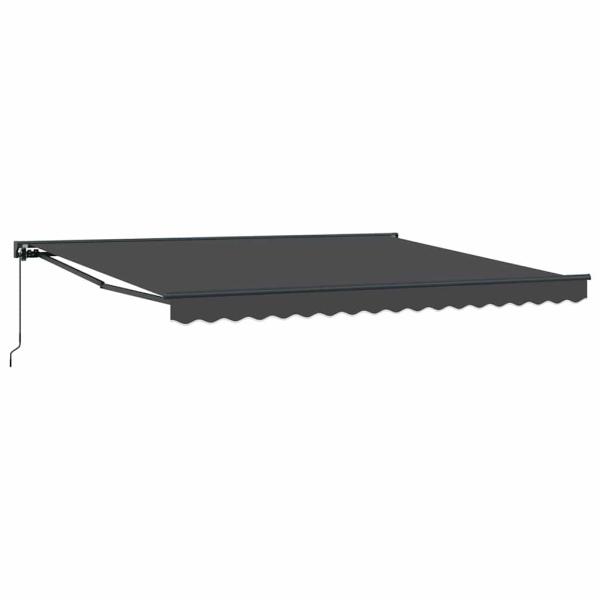 Einziehbare Markise Anthrazit 400x300 cm