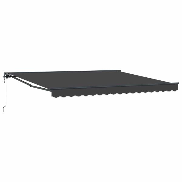 Einziehbare Markise Anthrazit 400x300 cm
