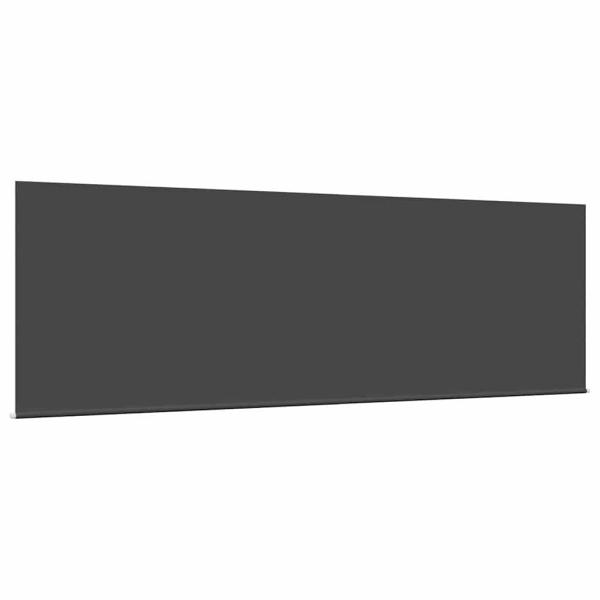 Einziehbare Markise Anthrazit 400 × 300 cm Polyester, Aluminium