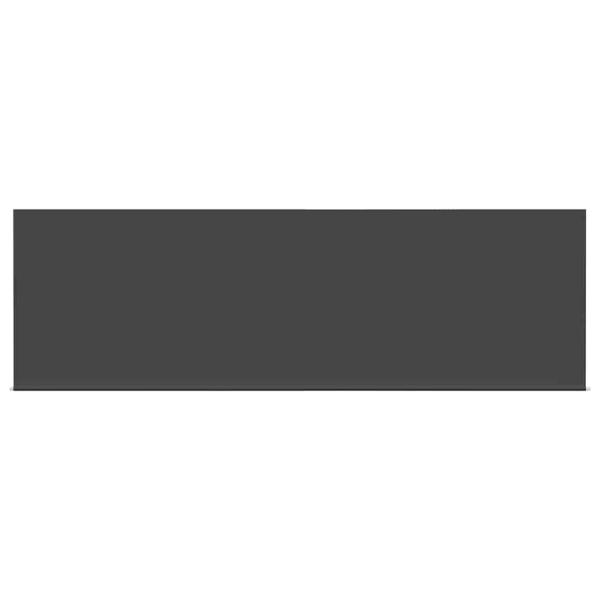 Einziehbare Markise Anthrazit 400 × 300 cm Polyester, Aluminium