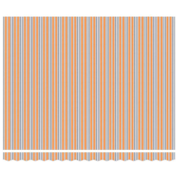 Einziehbare Markise Marineblau 400x300 cm Metall und Stoff