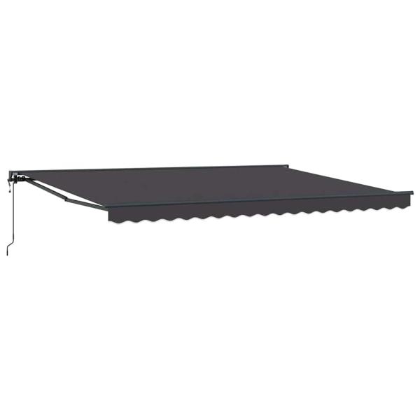 Einziehbare Markise Anthrazit 450x300 cm