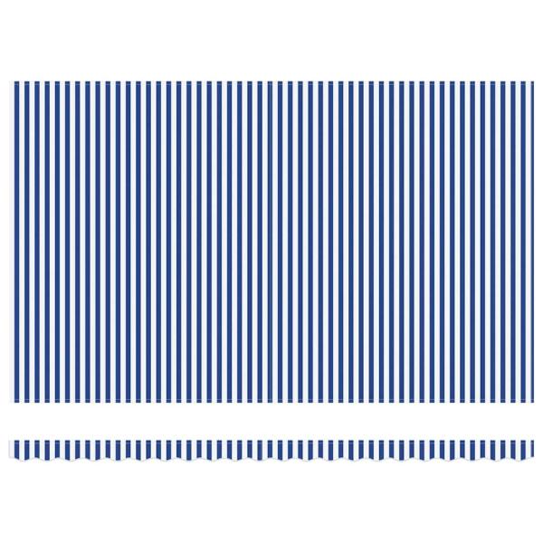 Einziehbare Markise Blau und Weiß 500x300 cm