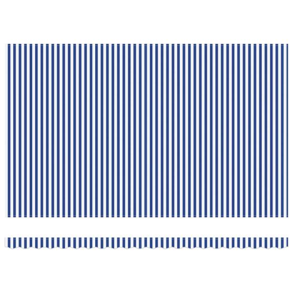 Einziehbare Markise Blau und Weiß 500x300 cm