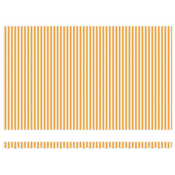 Einziehbare Markise Orange und Weiß 500x300 cm