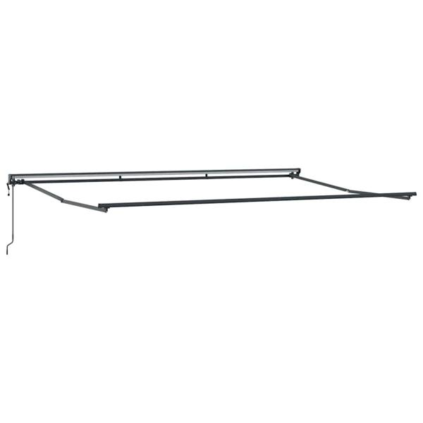 Einziehbare Markise Orange und Braun 500x300 cm