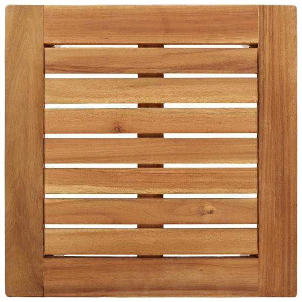 Outdoortisch-Set 3 pcs Teak-Massivholz