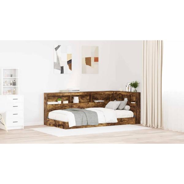 Aufbewahrungskopfteil Geräucherte Eiche Holzwerkstoff