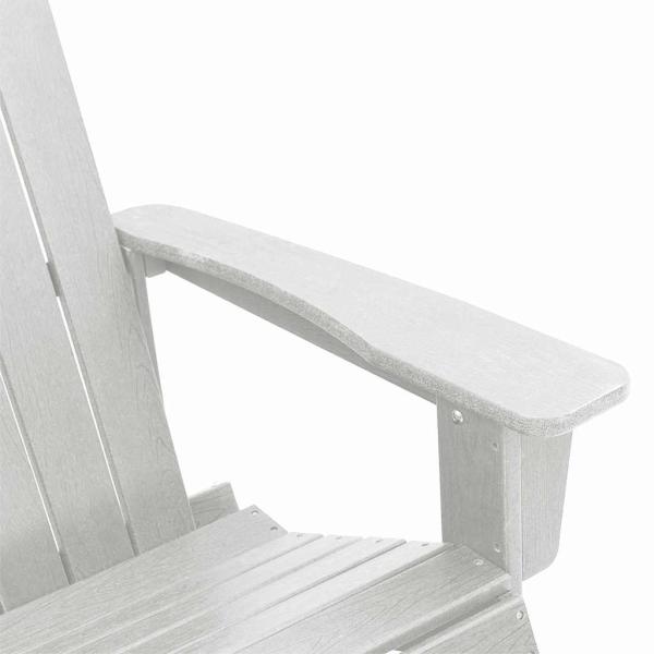 Adirondack Schaukelstühle 2 pcs Weiß 73.5 x 92 x 90 cm HDPE