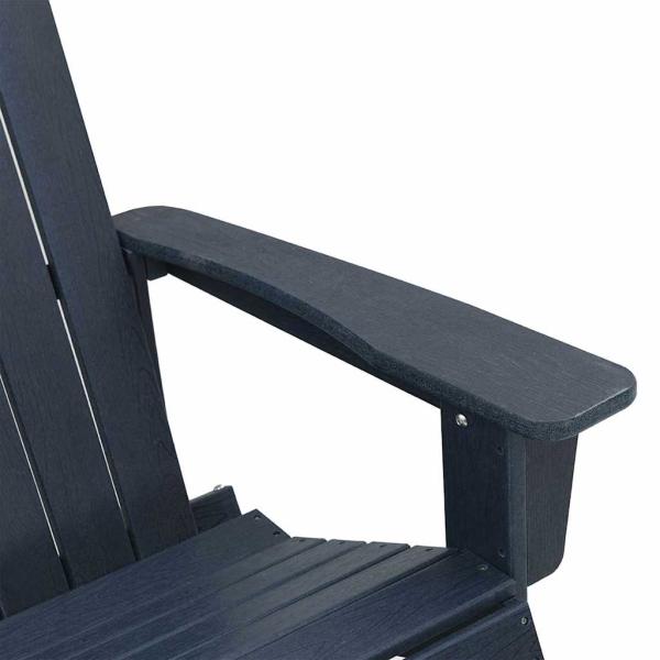 Adirondack Schaukelstühle 2 Stk. Marineblau HDPE