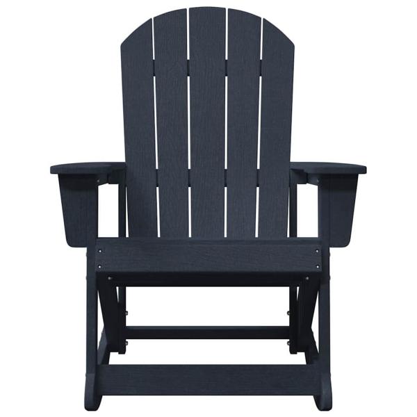 Adirondack Schaukelstühle 2 pcs Marineblau 73.5 x 92 x 90 cm