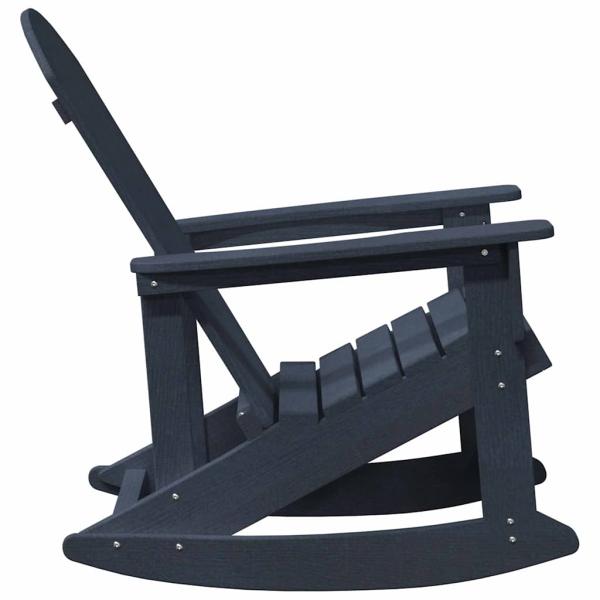 Adirondack Schaukelstühle 2 pcs Marineblau 73.5 x 92 x 90 cm