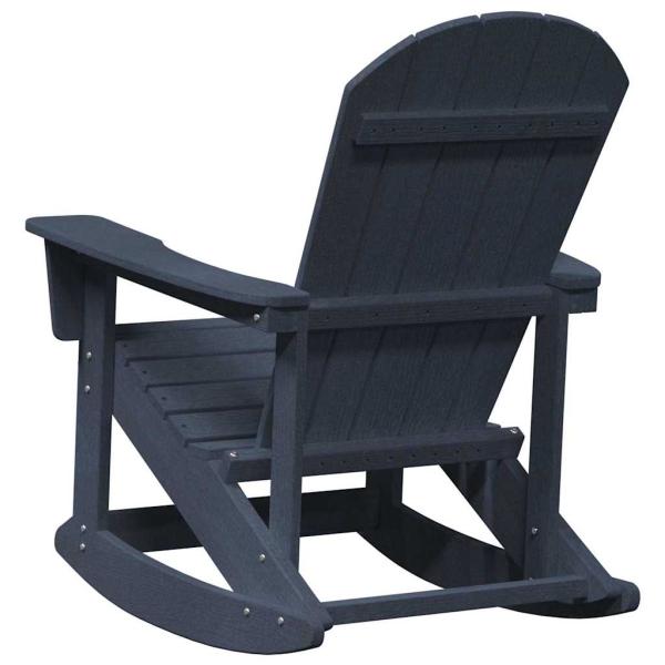 Adirondack Schaukelstühle 2 Stk. Marineblau HDPE