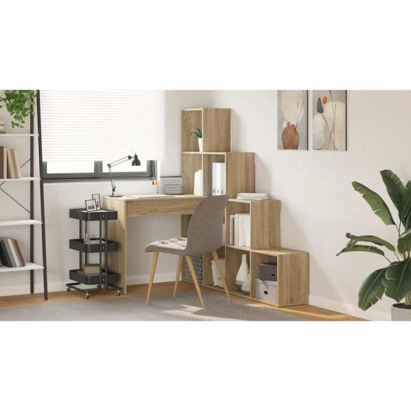 Eck-Schreibtisch Sonoma-Eiche 101,5 x 149,5 x 149,5 cm