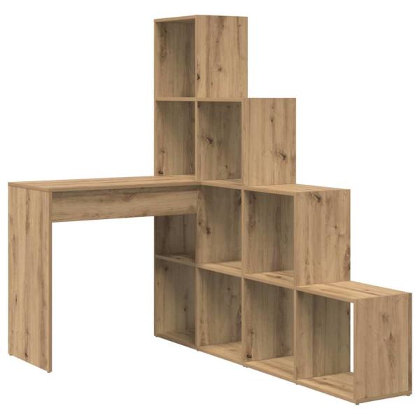 Eckschreibtisch Eiche handwerklich 101,5 x 149,5 x 149,5 cm