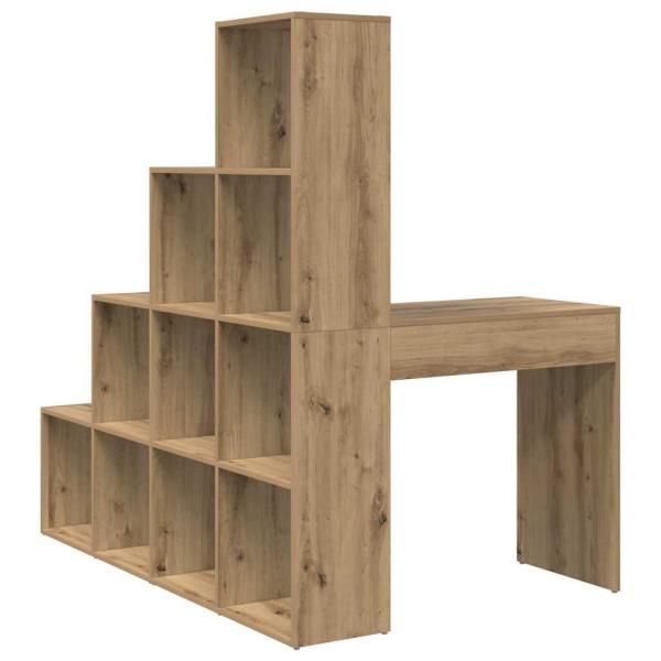 Eckschreibtisch Eiche handwerklich 101,5 x 149,5 x 149,5 cm